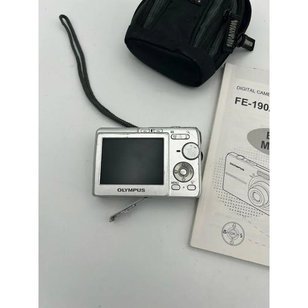 Olympus‎ Digital Camera FE-190/ X-750 & Accessories Manual Untested For Parts